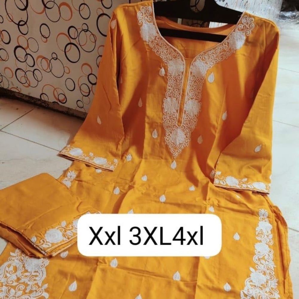 🌹PAKISTANI TWO PIECE LINEN COORD SET X-LARGE SHALWAR KAMEEZ🌹